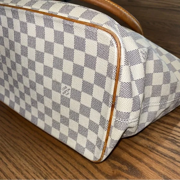 SOLD-Authentic Louis Vuitton Damier Azure Saleya MM - Picture 5 of 15